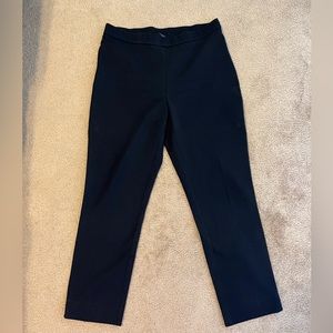 Investments black pants Size 12 regular Ankle length with a hidden side zipper